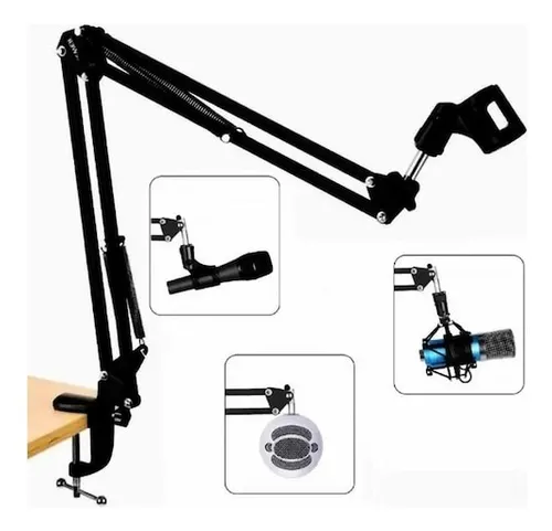 comprar Suporte Tripé Para Microfone Condensador Articulável De Mesa