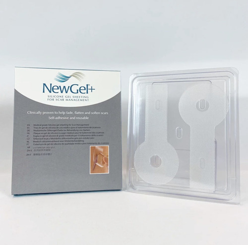 Newgel+ Silicone Sheet Scar Lollypop Clear Uso Médico Ng-324