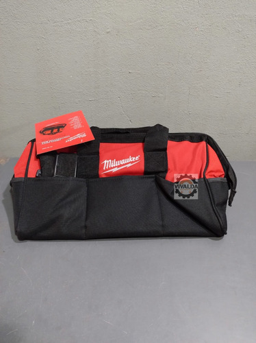 Bolso Porta Herramientas Milwaukee 22x42x25cm 10 Bolsillos