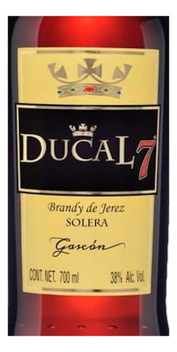 Brandy Ducal 7 Solera Gascón 700 Ml