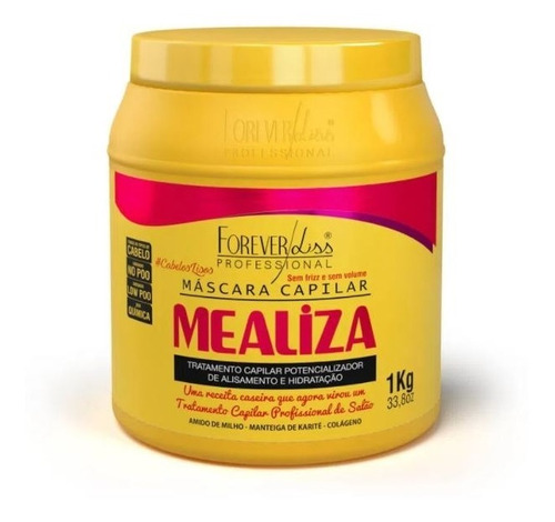 Máscara Maizena Capilar Mealiza  Forever Liss 1kg