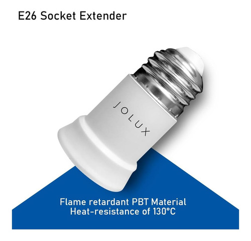 Extensor De Casquillo Jolux, Paquete De 4, E26 A E26 Del