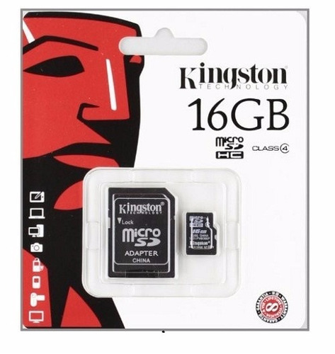 Memoria Micro Sdhc 16gb Clase 4 Kingston