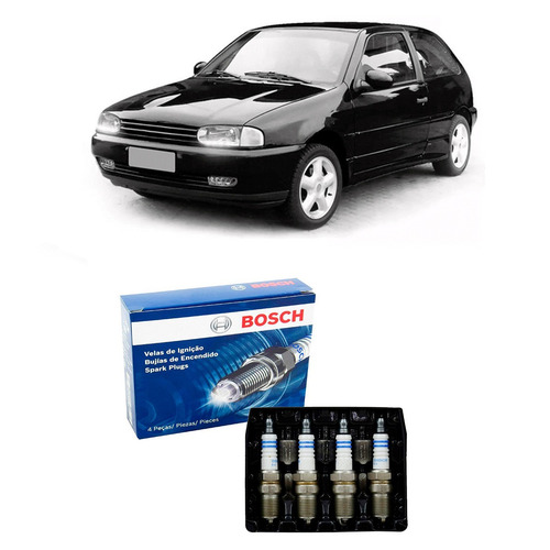 Imagem 1 de 1 de Kit Jogo Velas Original Bosch Gol G2 1.6 8v Ap Gas 95 Até 97