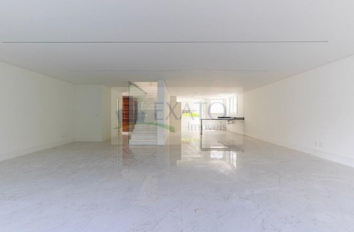 Imagem 5 de 15 de Casa Em Condomínio Construção Nova, Excelente Acabamento, Sobrado Com 4 Suítes Piscina E Jardim. - Em50170