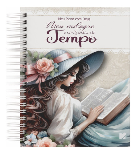 Meu Plano Com Deus Permanente Devocional Diario Cristão Evangelico De Estudo Da Biblia Meu Milagre E So Questão De Tempo  Meart Papelaria Ltda, 244 Paginas De Devocional Diario