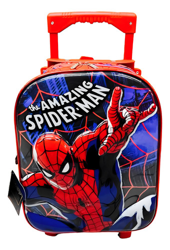 Mochila Ruedas Preescolar Kinder Ruz Spiderman Fled 177276