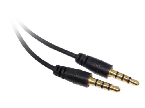 Cable Audio 3.5 De 4 Secciones 1 Metro Reforzado