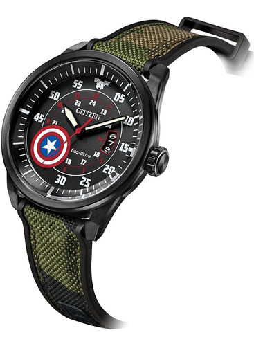 Imagen 5 de 9 de Citizen Marvel Capitan America Aw1367-05w ......... Dcmstore