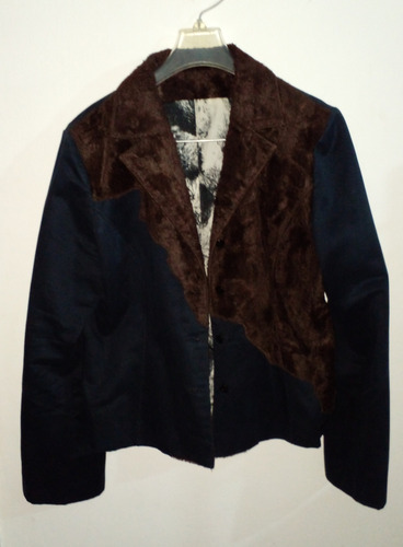 Chaqueta De Dama Combinada M . Excelente Estado. (Usado)