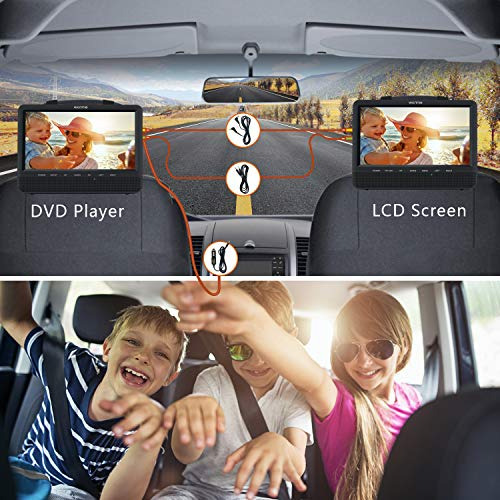 10.5'' Car Dvd Player Dual Portable Dvd Players For Hea...