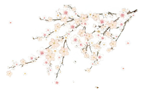 Vinilo Decorativo Flores Sakura Cherry Blosom Rama