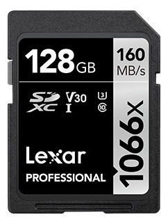 Tarjeta De Memoria 128gb Lexar Professional Sdxc 1066x 128g 