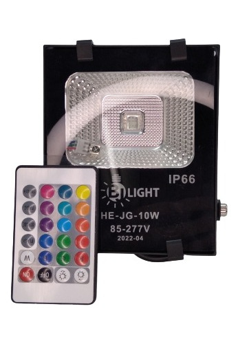 Reflector Led Bj Light He-jg-10w Rgb Con Control