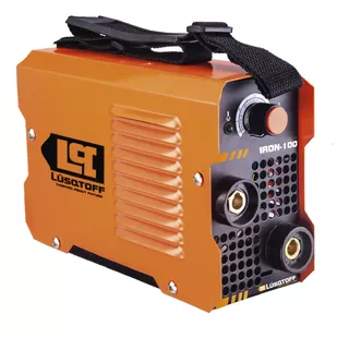 Soldadora inverter Lüsqtoff Iron-100 naranja y negra 50Hz/60Hz 220V