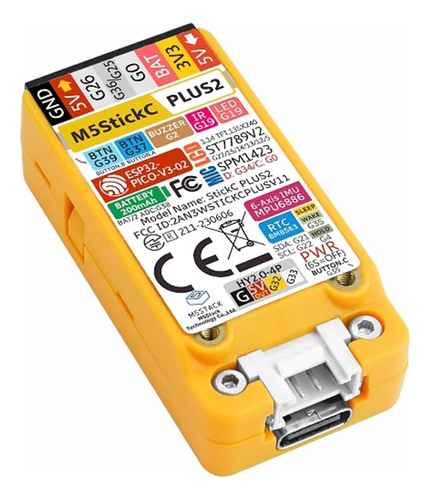 Placa De Desarrollo Iot Stickc Plus2 Esp32 Esp32, Gráfico Es