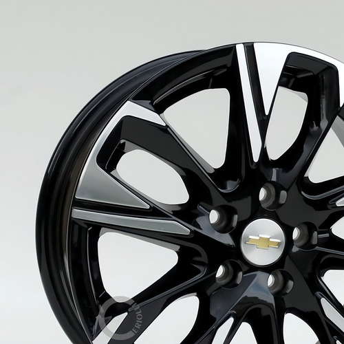 4 Rodas Tracker Aro 16 5x105 Chevrolet 2020 Cor Preto Com Diamantado