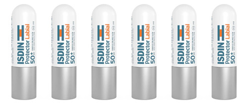 Combo X6 Isdin Fotoprotector Spf50 Stick Labial