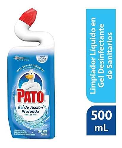 Pato Limpiador Gel Baños Desinfectante Brisa De Mar 500 Ml