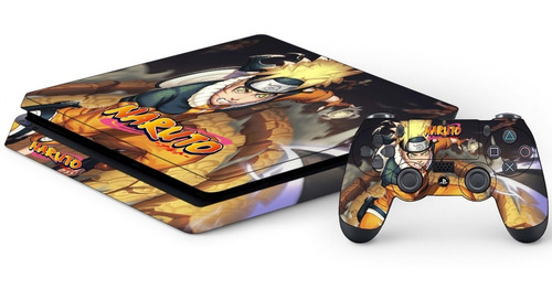 Skin Naruto Playstation Combo Consola + Joystick