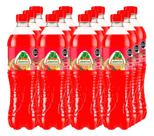 Refresco Jarritos Tutti Frutti Botella 600ml 12 Piezas