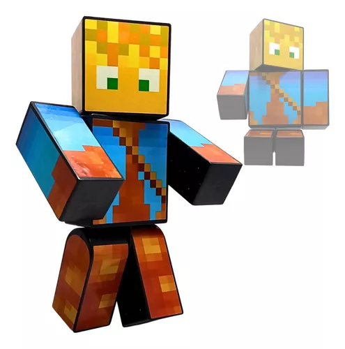 Boneco Lopers r Minecraft - 25cm - Algazarra - Boneco