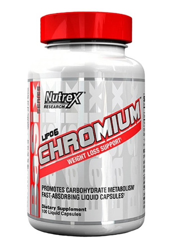 Picolinato De Cromo (100 Caps) Lipo 6 Nutrex Chromium