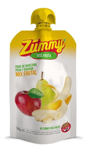 Imagen 1 de 3 de Snack Saludable - Zummy Mix Frutal Pouch X 110 Gramos