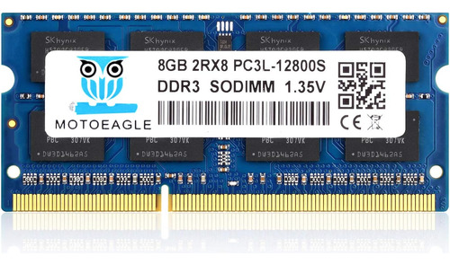 8gb 2rx8 Pc3l S Ddr3l 1600 Mhz Sodimm Ram 1.35v Pcddrclpin