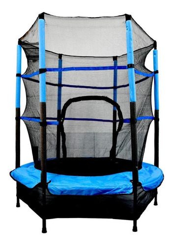 Trampolin Brincolin Para Niños Con Red Color Azul