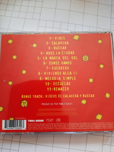 Mancha De Rolando - Viaje. Cd -arde La Ciudad Calavera