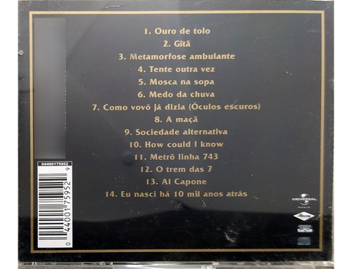 Imagem 2 de 4 de Cd Raul Seixas Gold Special Edition