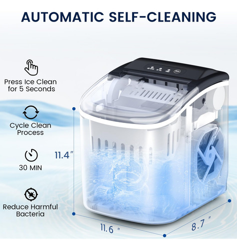 Joy Pebble Encimera De Acero Inoxidable 26 Libras/24 Horas 9
