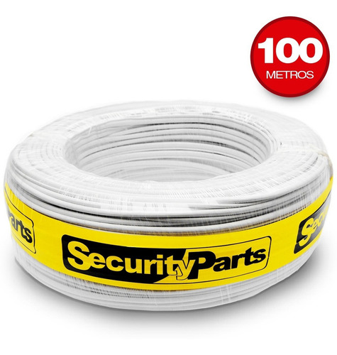 Cabo Alarme Interfone Telefone 4 Vias 100mts Security Parts