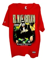 Comprar Playera Comando Exclusivo Makabelico Craneoface  Rojo Unisex