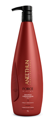 Shampoo Aneethun Force System 1 Litro Força E Crescimento.