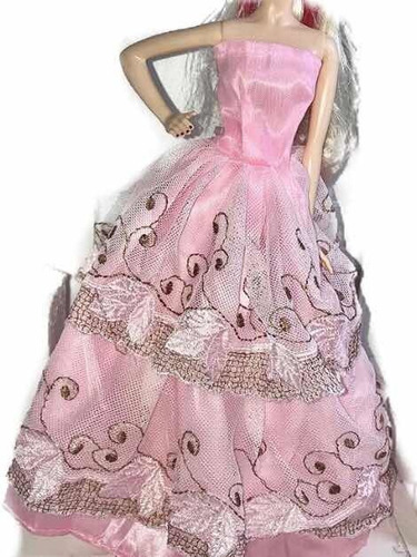 Vestido Princesa Para Muñeca De 30 Cm