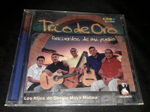 Trio De Oro Los Hijos De Moya Molina Cd Vallenato