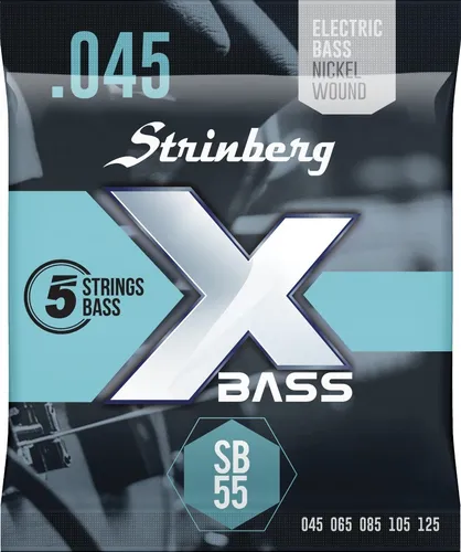 comprar Jogo De Cordas Contra Baixo 5 Cordas 045 Strinberg Sb55 045
