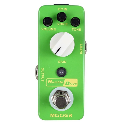  Pedal De Efecto Mooer Mod2 Rumble Drive Distorsión