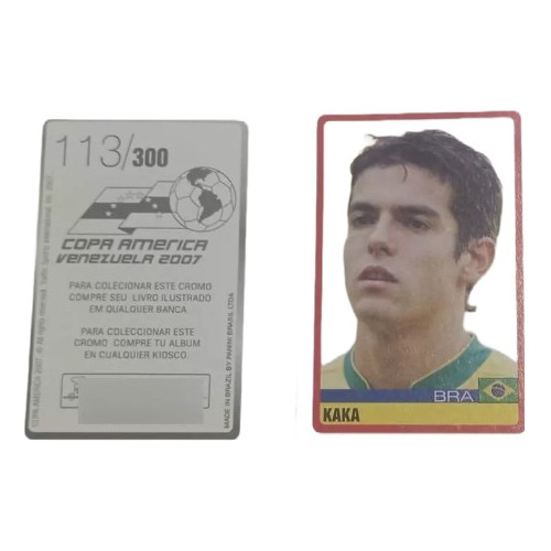 Barajita Brasil Kaka #113 Copa América 2007 Panini