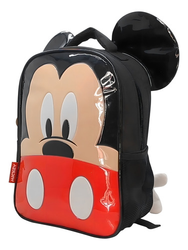 Mochila Mickey Mouse Escolar Con Orejas Y Manos Disney
