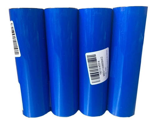 Imagem 2 de 6 de Kit Com 4 Rolos De Ribbon De Cera 110x74m P/ Zebra Tlp 2844, Gc420t, Argox Os214, Elgin, Tsc 244ce