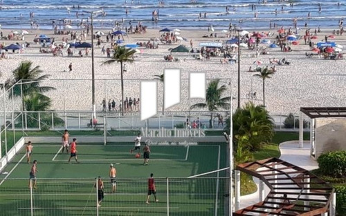 Imagem 11 de 15 de Apartamento De Frente Ao Mar, Em Condomínio Alto Padrão Em P. Grande S. Paulo.
