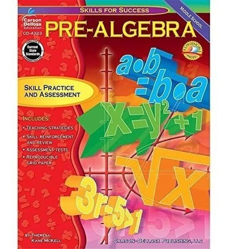 Carson-dellosa Libro De Recursos Pre-álgebra ()