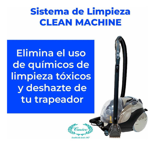 Sistema De Limpieza Clean Machine: Vapor 159 C, Filtro Agua