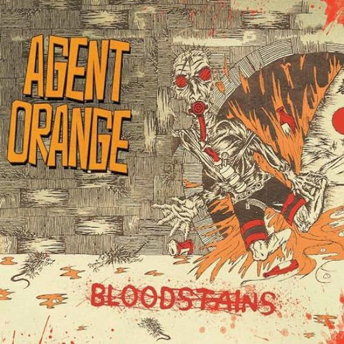 Agent Orange Bloodstains - Orange/red/black Splatter Blac Lp