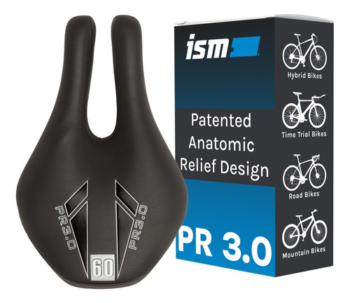 Ism Pr Series Noseless Bicycle Seat - Anatomic Relief Bicycl