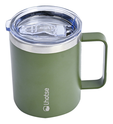 Taza Térmica Insulada Camping 350ml Green