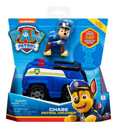 Paw Patrol - Chase Patrol Cruiser - Carro Patrulla Nuevo